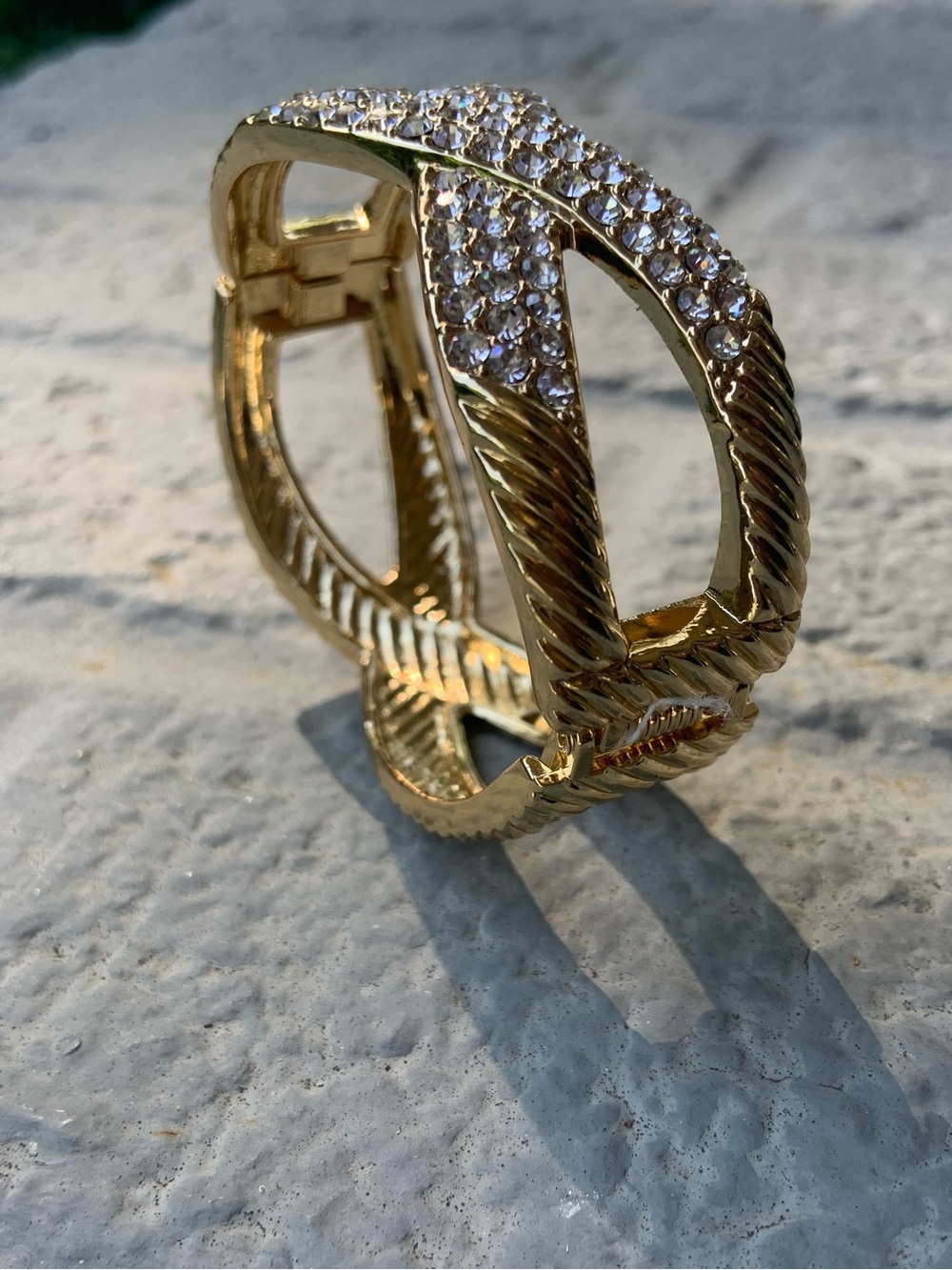 Bracelet Crystal Studded Cross